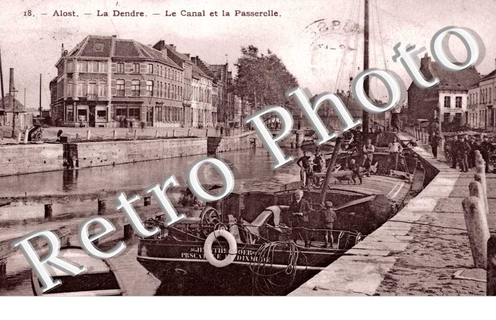 La Dendre, le Canal et la Passerelle