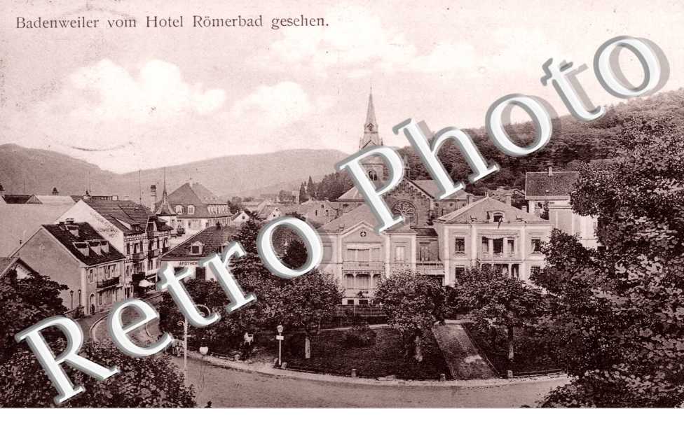 Badenweiler vom Hotel Romerbad gesehen