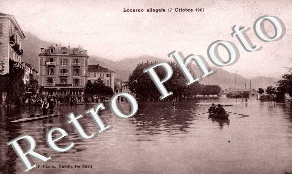 Locarno allagata 17 ottobre 1907, inondation