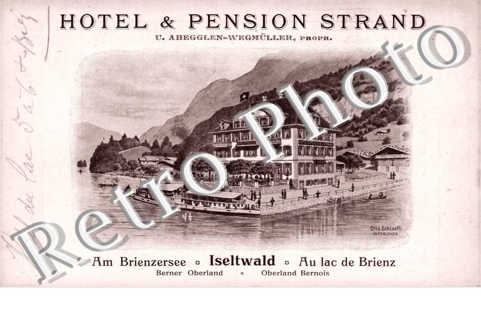 Hotel et pension strand - u. abegglen-wegmuller proprietaire
