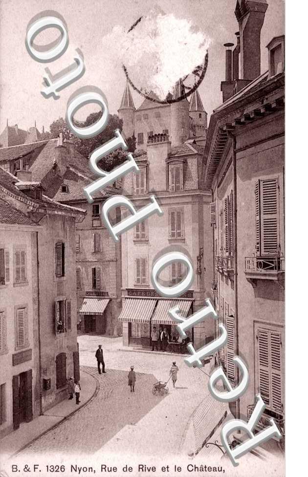 Rue de Rive et le chateau