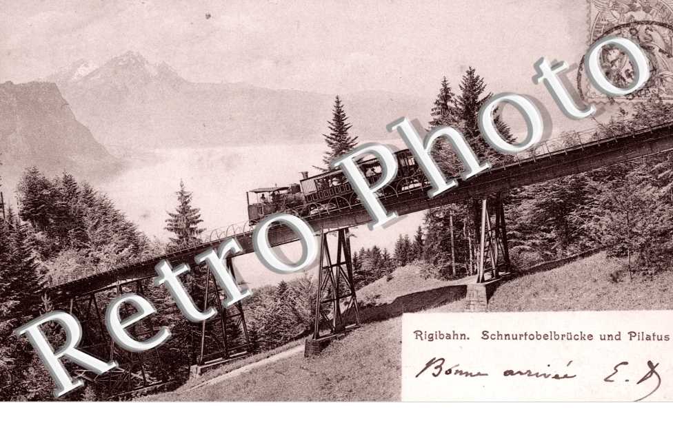 rigibahn - Schnurtobelbrucke  und pilatus