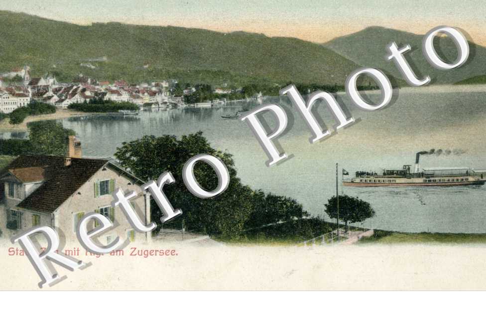 Stadt Zug mit am Zugersee