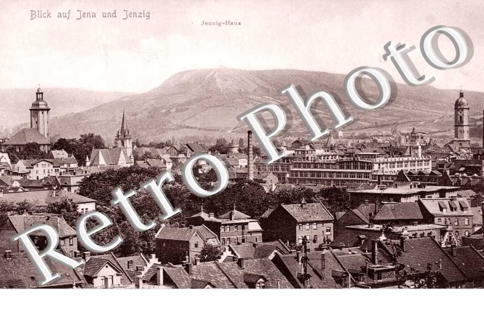 Blick auf Jena und Jenzig, Jenzig-Haus