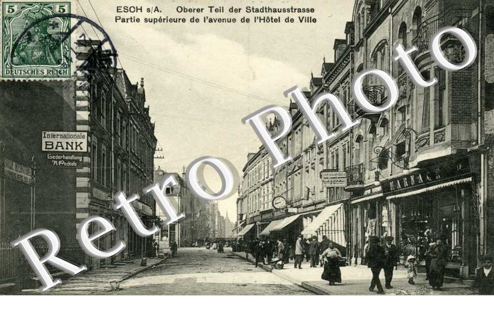 Partie superieure de l'avenue de l'hotel de ville