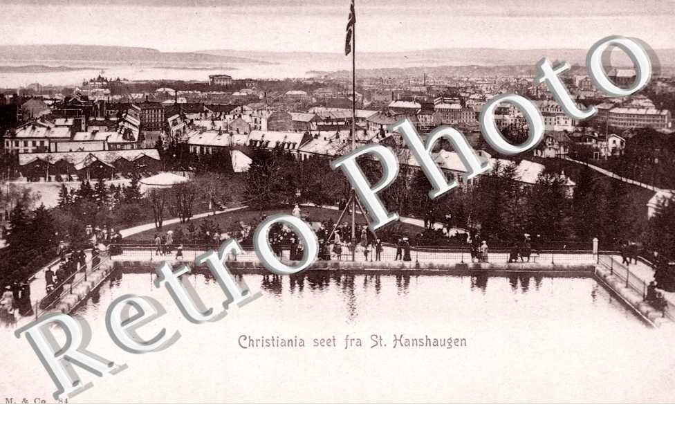 Christiana seet fra Saint Hanshaugen