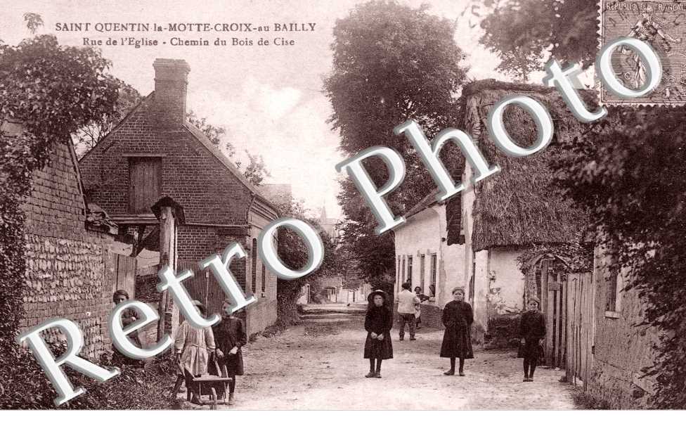 la Rue de l'Eglise, Chemin du Bois de Cise