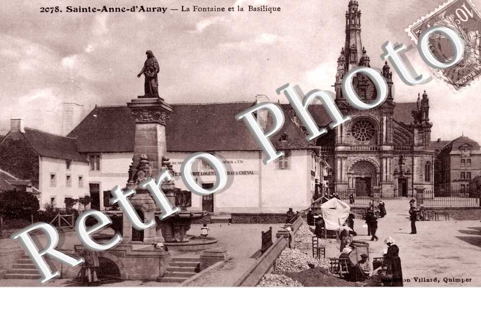 la fontaine et la basilique