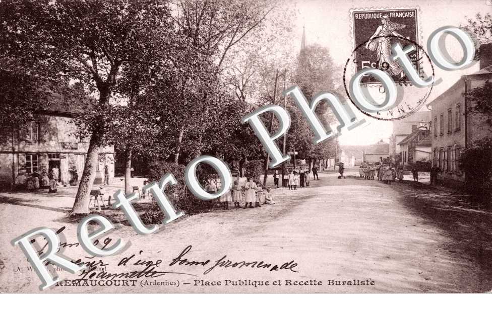 place publique et recette buraliste