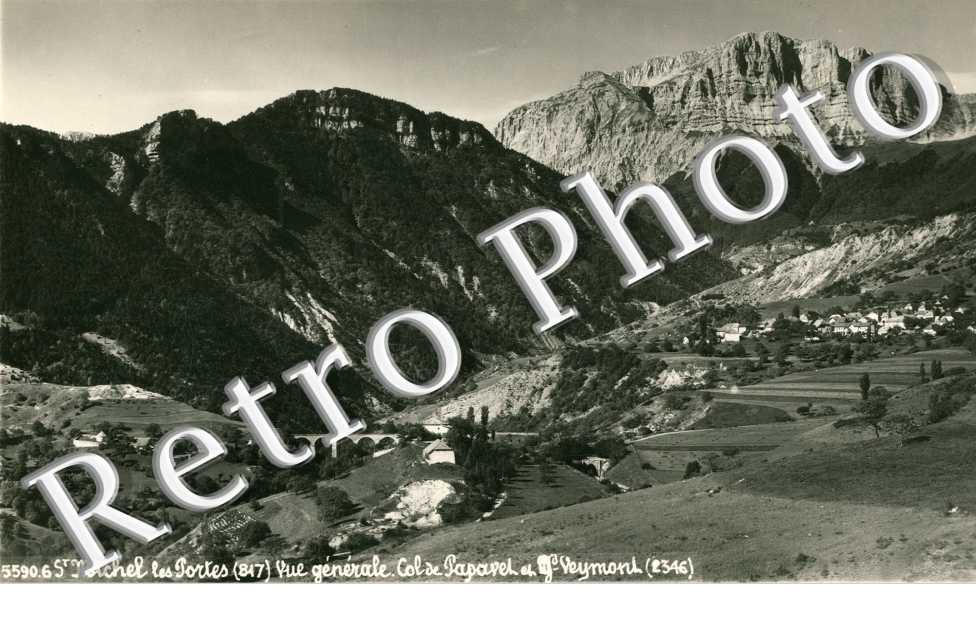Vue generale  Col de Papavet et Grand Veymont