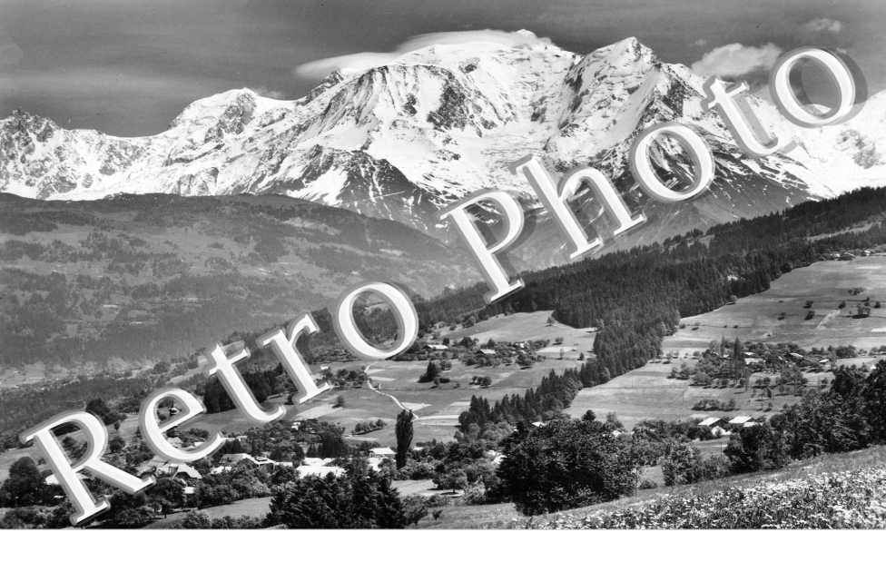 Vue Générale et Chaine du Mont Blanc