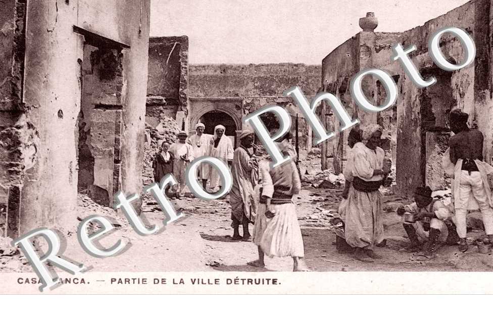 partie de la ville detruite