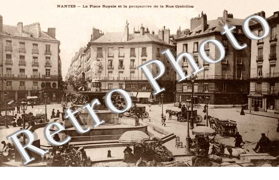 LA PLACE ROYALE ET LA PERSPECTIVE DE LA RUE CREBILLON