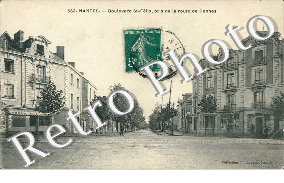 Boulevard Saint Felix pris de la route de Rennes