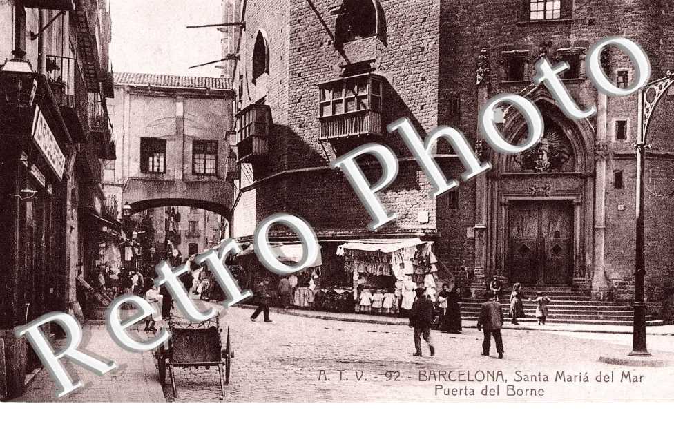 Santa Maria del Mar puerta del Borne
