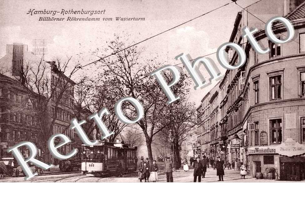 Billhorner Rohrendamm vom Wasserturm