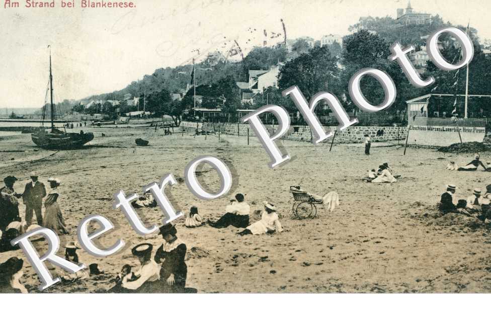 Am Strand bei Blankenese