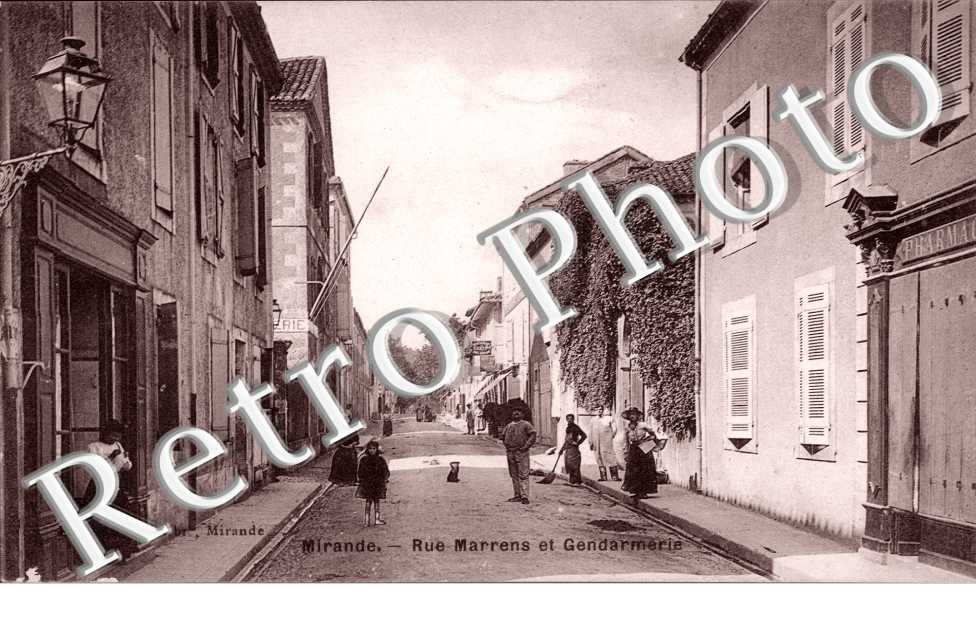rue Marrens et gendarmerie