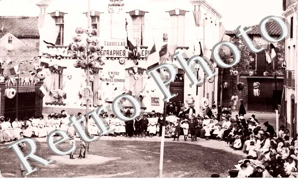 la fete en 1913 - Bureau de poste