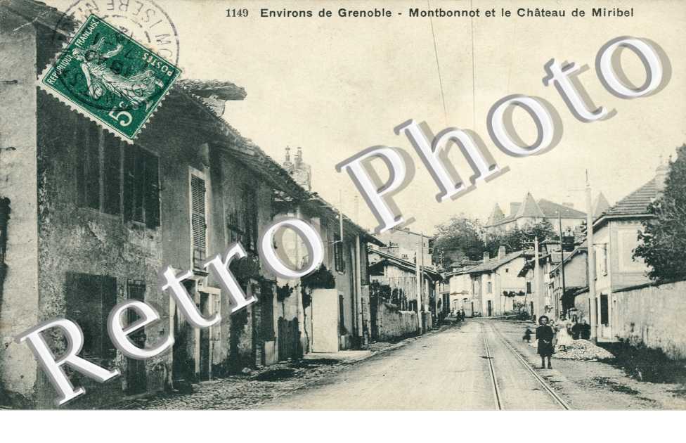 Montbonnot et le chateau de Miribel