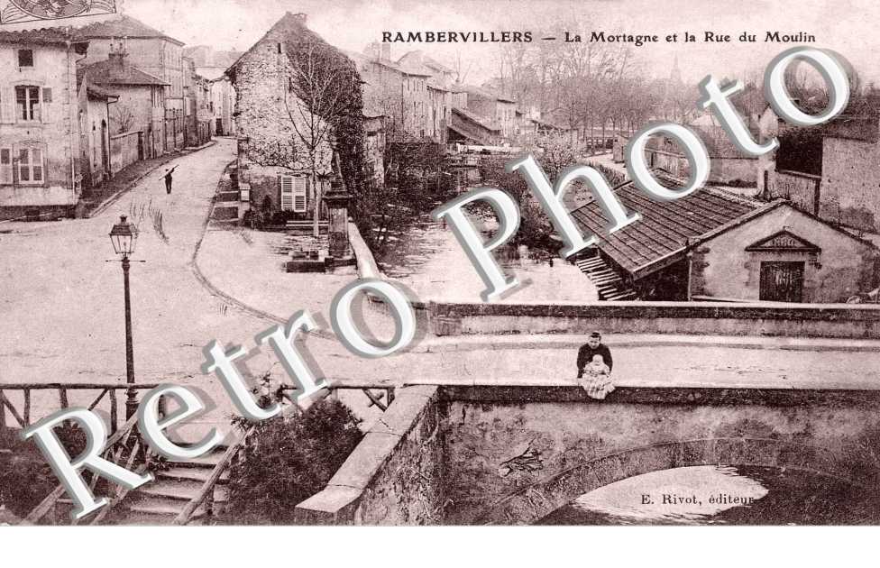 La Mortagne et la rue du moulin