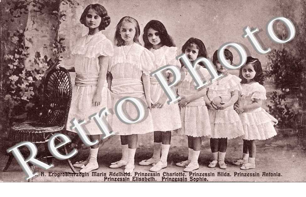Prinzessin Maria Adelheid Prinzessin Charlotte Prinzessin Hilda Prinzessin Antonia Pr. Elisabeth