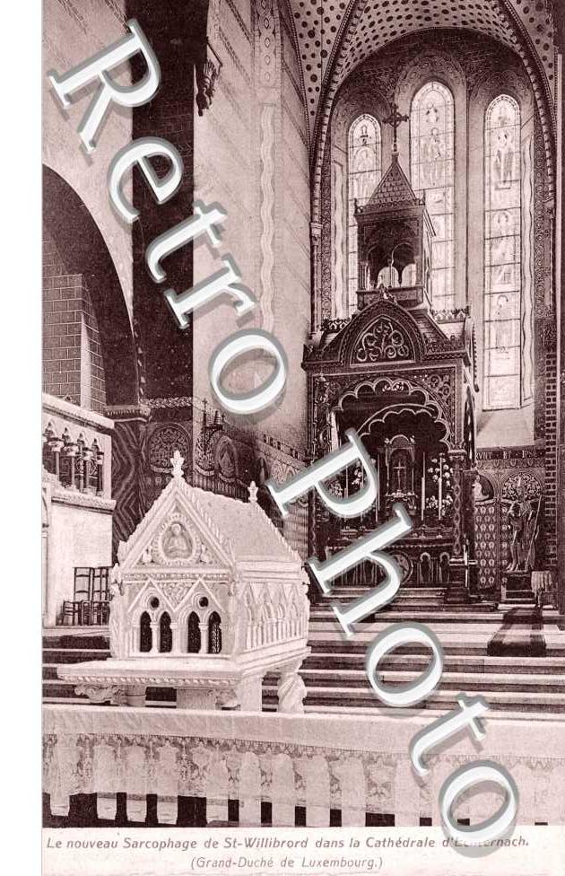le nouveau sarcophage de St-Willibrord dans la cathédrale