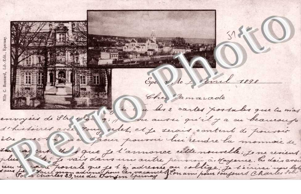 Vue generale le 7 avril 1898