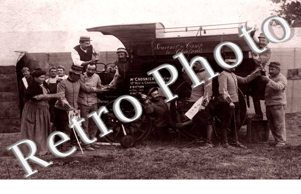 Souvenir du camp de chalons Mr Crosnier Cantiniere