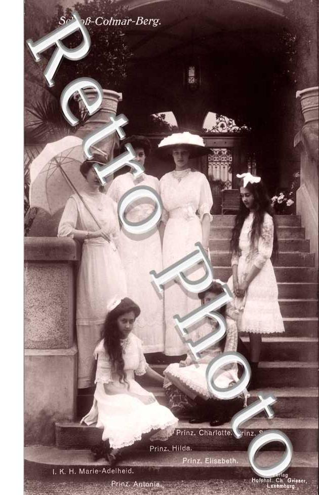 Chateau  princesses Charlotte Sophie Hilda Elisabeth Marie-Adelheid Antonia