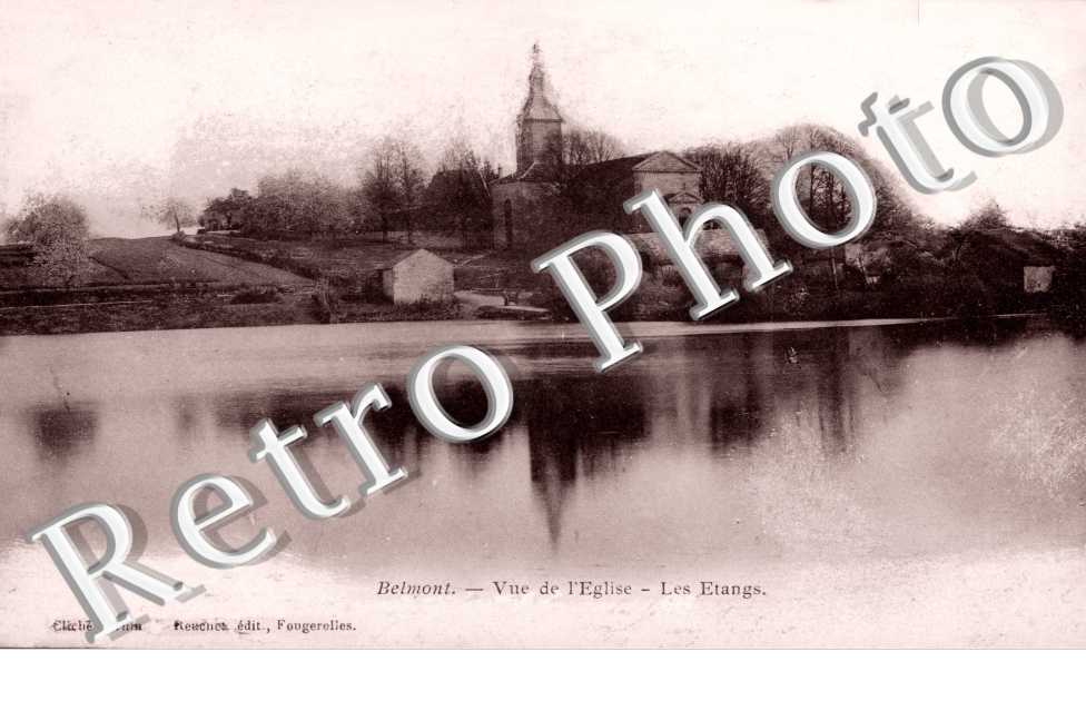 Vue de l'Eglise - Les Etangs