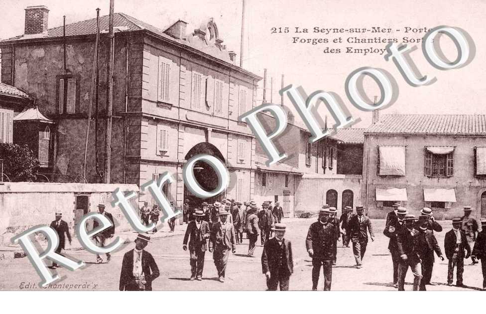 Porte des Forges et Chantiers, Sortie des employes