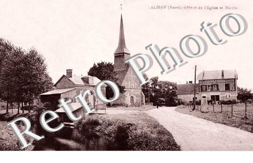 place de l'eglise et mairie