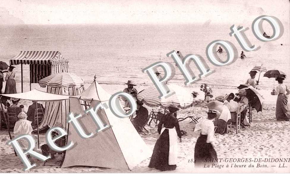 La Plage a l'heure du bain