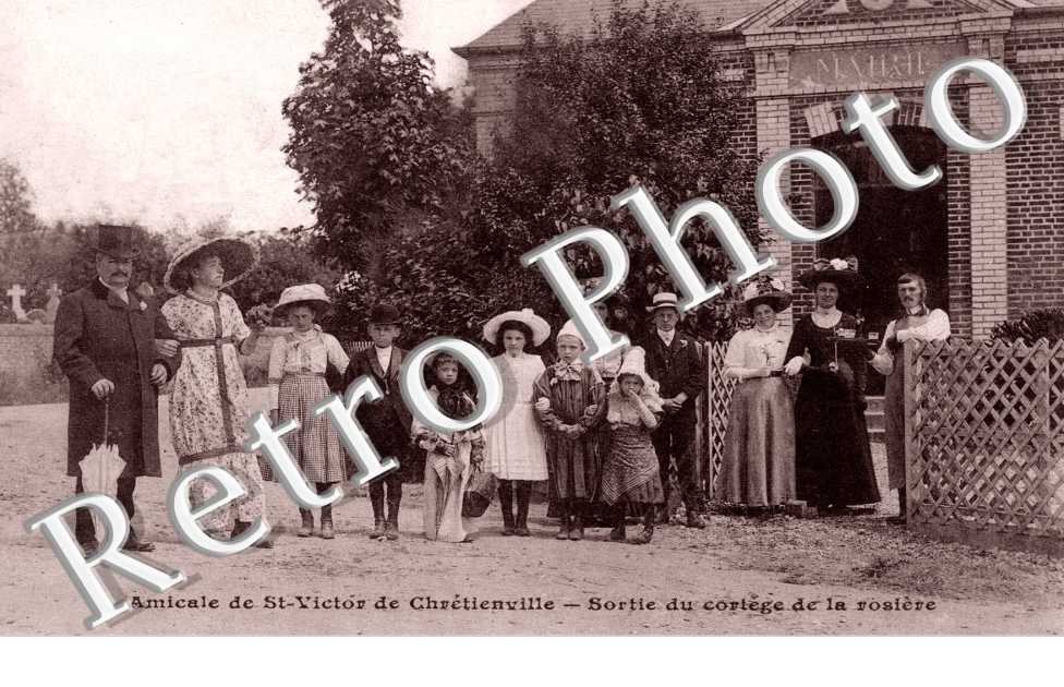 Amicale -  Sortie du cortege de la Rosiere