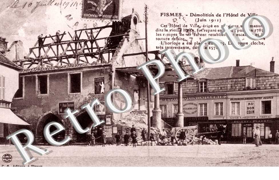 demolition de l'hotel de ville juin 1911