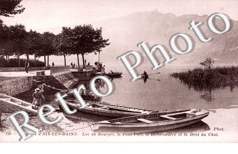 Le Lac, le Petit Port, le Debarcadere et la Dent du Chat