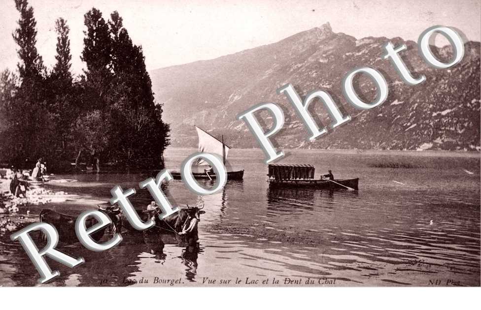 Vue sur le Lac et la Dent du Chat