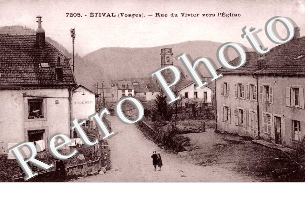 Rue du Vivier vers l'Eglise