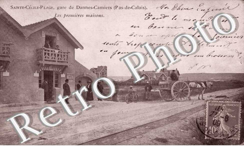 Sainte Cécile plage Gare de Dannes Camiers