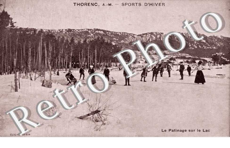 le patinage sur le lac