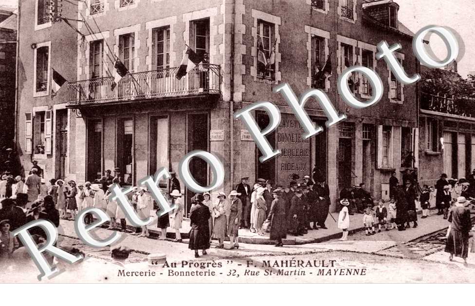 32, Rue st martin - F. Maherault mercerie - bonneterie "Au Progrès"