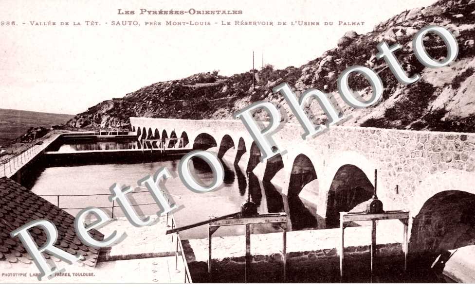 Le réservoir de l'usine du Palhat