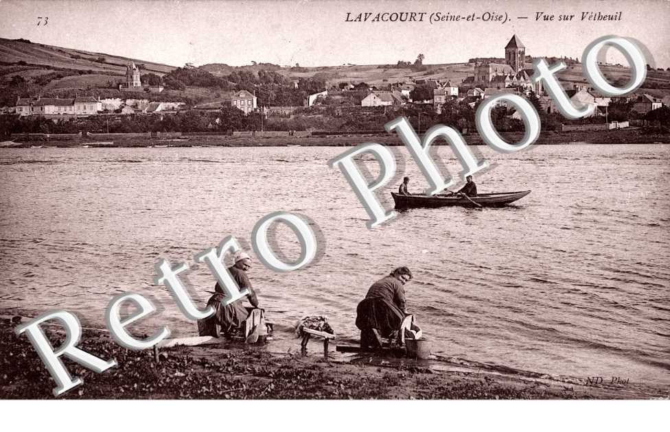 LAVACOURT - Vue sur Vetheuil