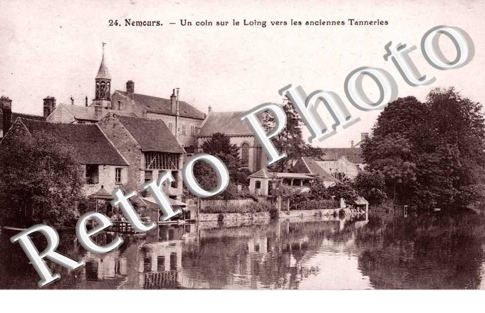 Un coin sur le Loing vers les anciennes tanneries