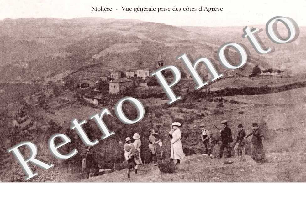 MOLIERE vue generale prise des cotes d'Agreve