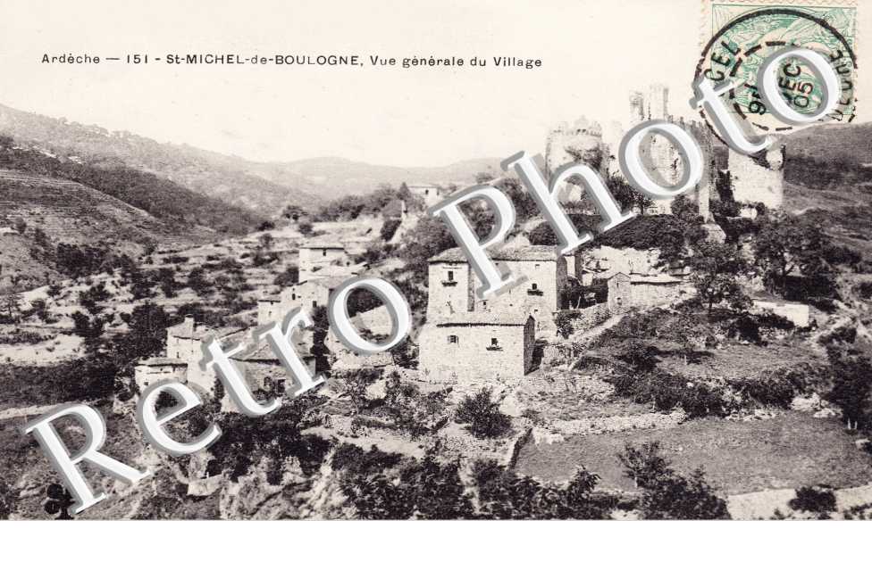 Vue générale du village