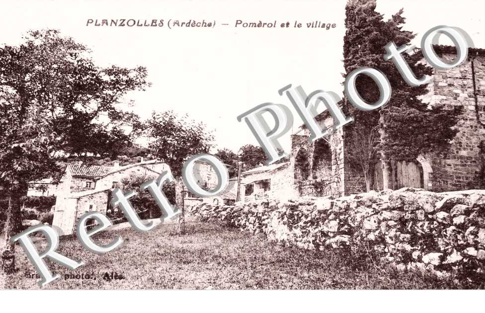 Pomèrol et le village