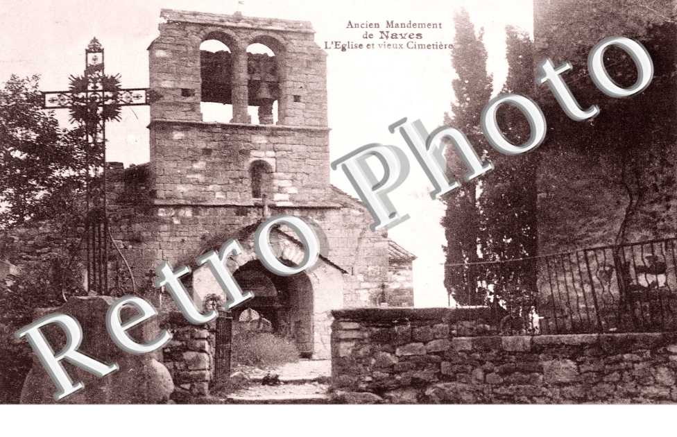 Ancien Mandement de Naves L'eglise et vieux cimetiere