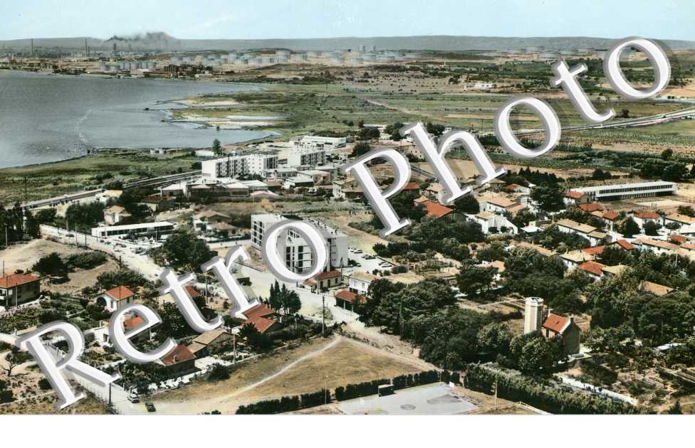 vue aérienneDans le fond " Shell-Berre "